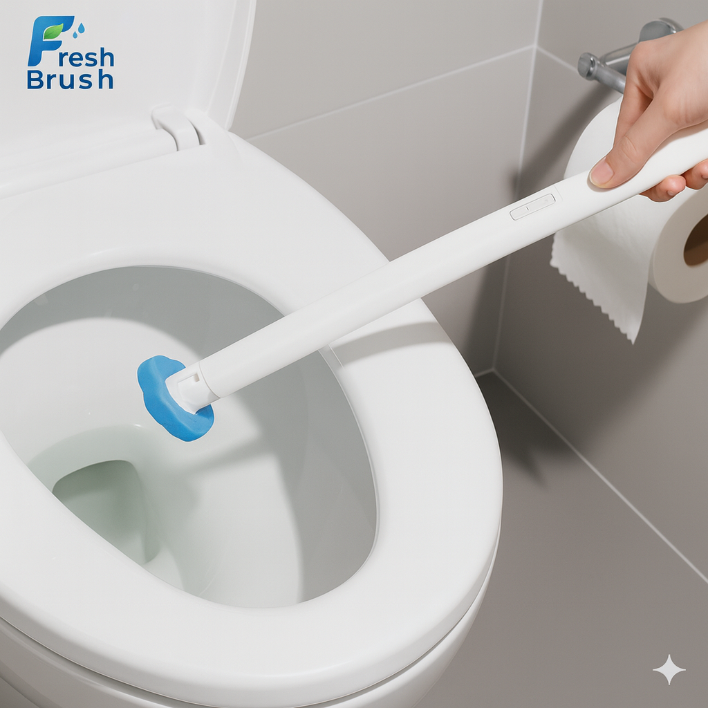 FreshBrush™ Innowacyjna szczotka do sedesu z odświeżającymi wkładami